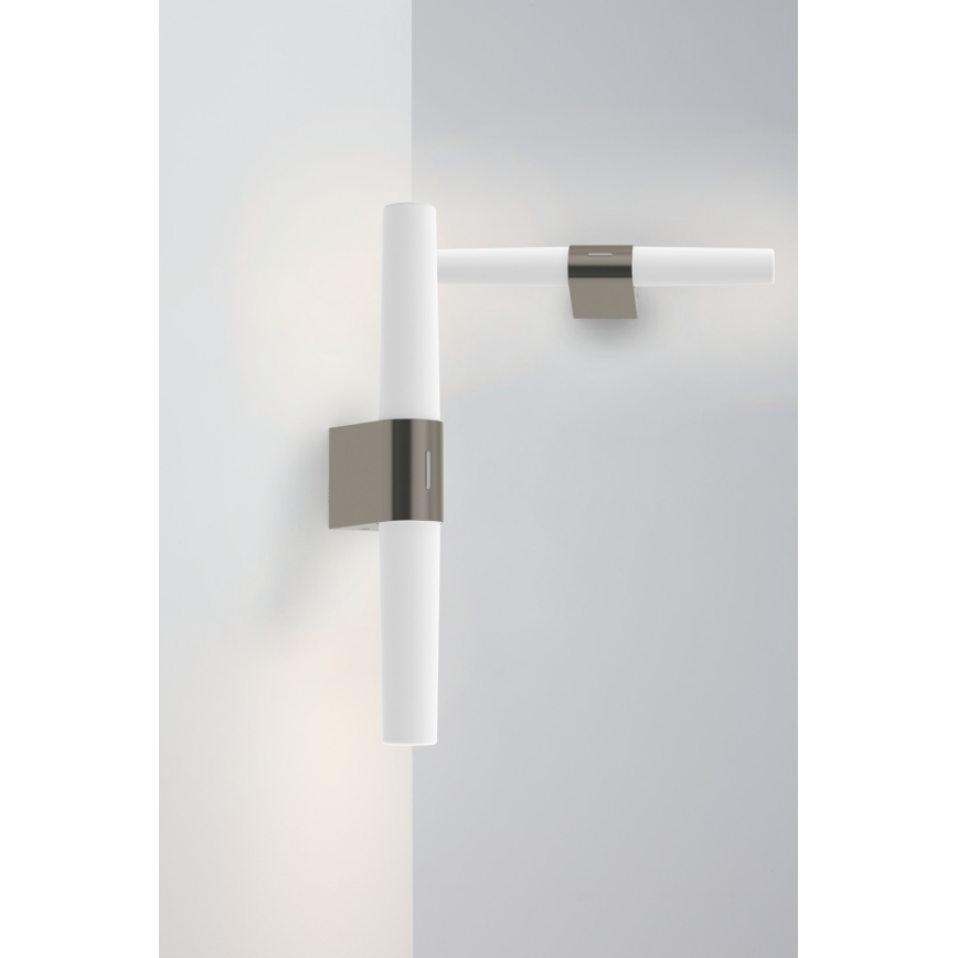 Nordlux - Illuminazione specchio da bagno LED dimmerabile HELVA LED/9,5W/230V IP44 3000/4000K CRI 90 cromo opaco