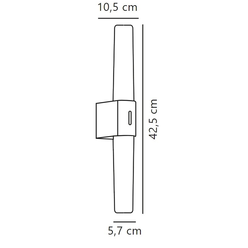 Nordlux - Illuminazione specchio da bagno LED dimmerabile HELVA LED/9,5W/230V IP44 3000/4000K CRI 90 cromo opaco