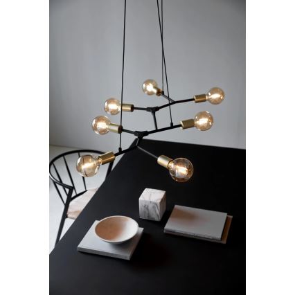 Nordlux - Kabelpendelleuchte JOSEFINE 7xE27/60W/230V