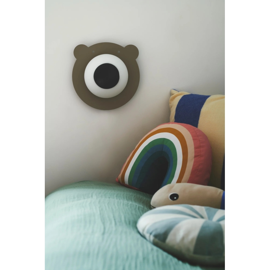 Nordlux - Kinder-Wandleuchte BRUNA BEAR 1xE14/25W/230V Bär