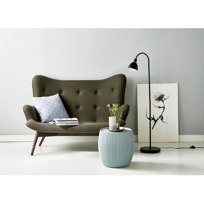 Nordlux - Lampada a piantana RAY 1xE14/25W/230V nera