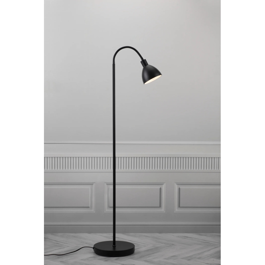 Nordlux - Lampada a piantana RAY 1xE14/25W/230V nera