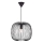 Nordlux - Lampada a sospensione BERONI con cavo 1xE27/60W/230V, nero, diam. 40 cm