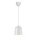 Nordlux - Lampada a sospensione con cavo ANGLE 1xE27/25W/230V bianco