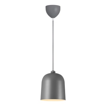 Nordlux - Lampada a sospensione con cavo ANGLE 1xE27/25W/230V grigia