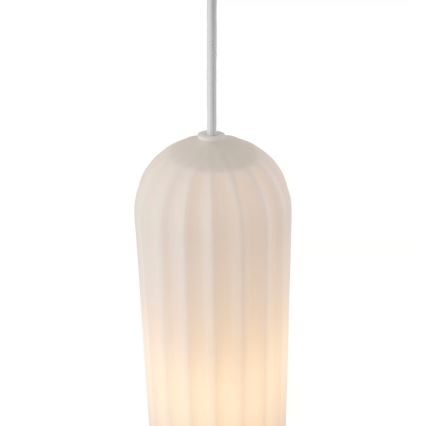Nordlux - Lampada a sospensione con cavo MIELLA 1xE27/25W/230V bianco