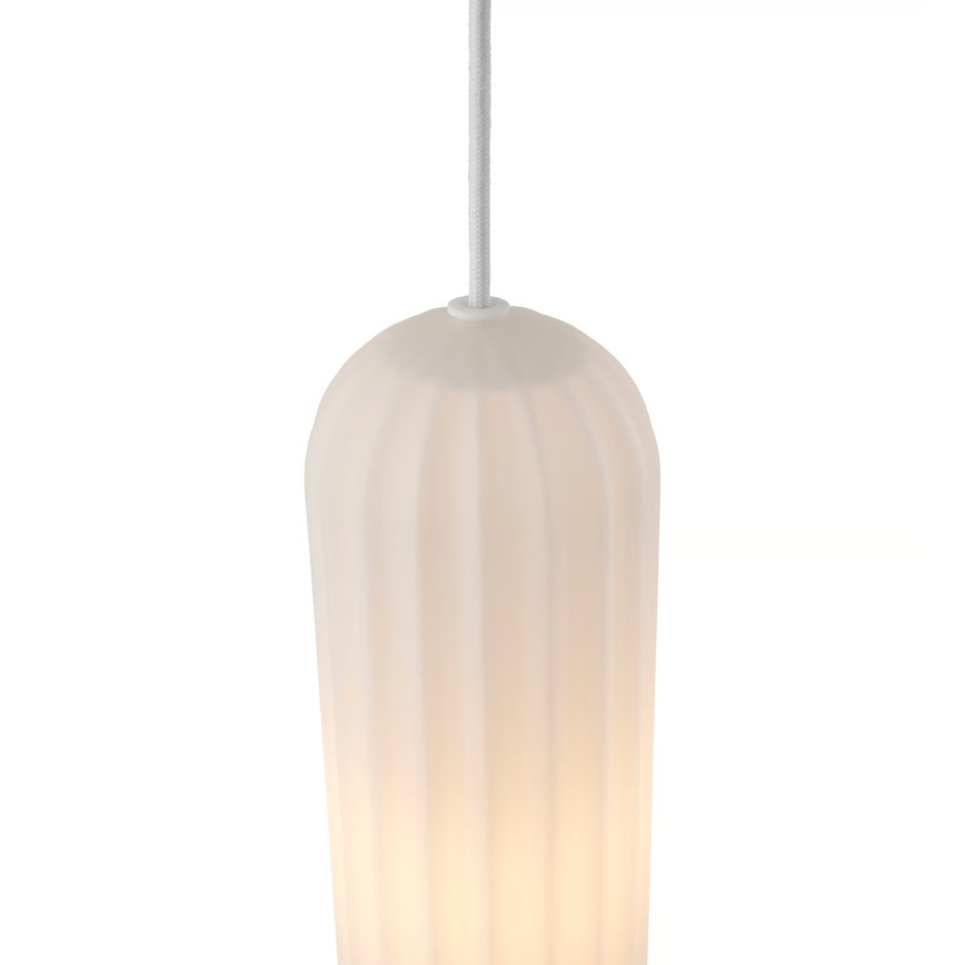 Nordlux - Lampada a sospensione con cavo MIELLA 1xE27/25W/230V bianco