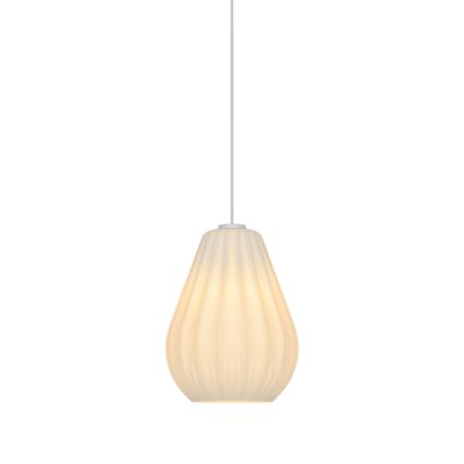 Nordlux - Lampada a sospensione SALLINO con cavo 1xE27/15W/230V Ø 24 cm bianca
