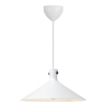Nordlux - Lampada a sospensione su cavo DORINA 1xE27/60W/230V bianca