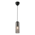 Nordlux - Lampada a sospensione su cavo MIELLA 1xE27/25W/230V fumé