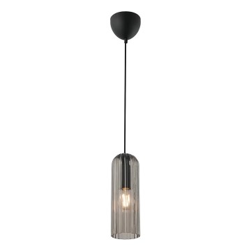 Nordlux - Lampada a sospensione su cavo MIELLA 1xE27/25W/230V fumé