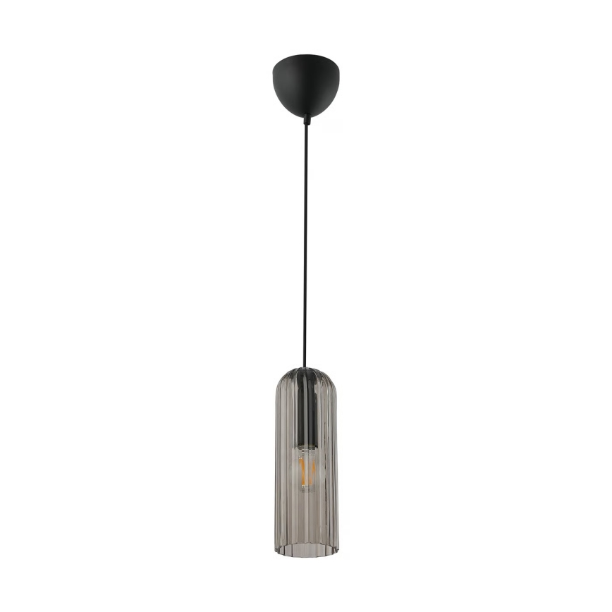Nordlux - Lampada a sospensione su cavo MIELLA 1xE27/25W/230V fumé