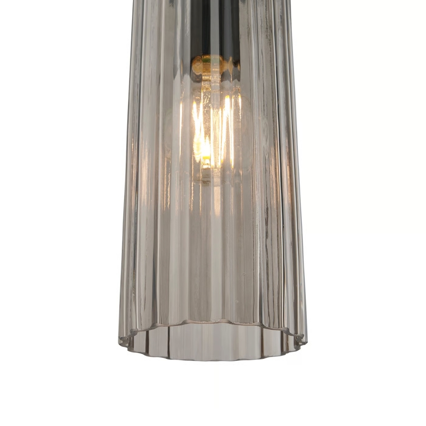 Nordlux - Lampada a sospensione su cavo MIELLA 1xE27/25W/230V fumé