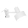 Nordlux - Lampada con morsetto MATIS 1xE27/15W/230V bianco
