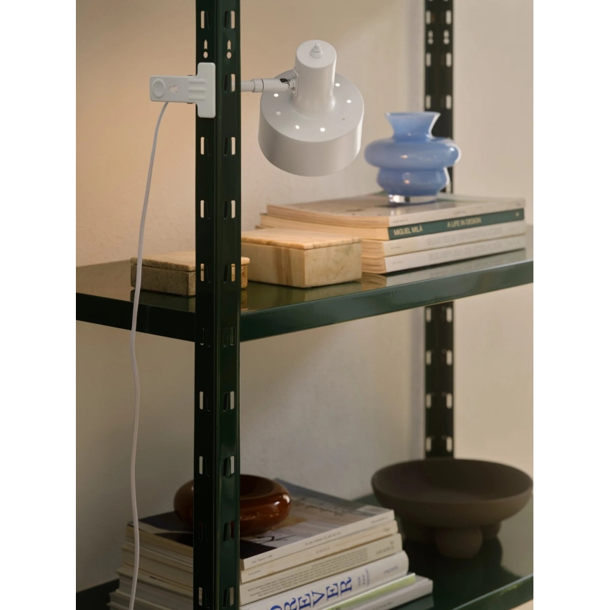 Nordlux - Lampada con morsetto MATIS 1xE27/15W/230V bianco