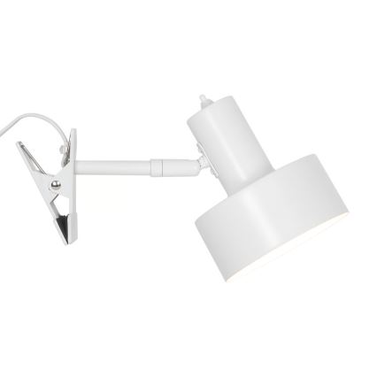 Nordlux - Lampada con morsetto MATIS 1xE27/15W/230V bianco