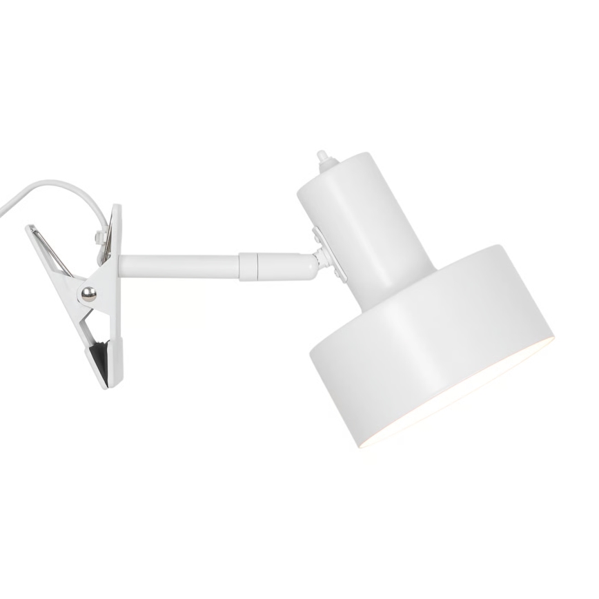 Nordlux - Lampada con morsetto MATIS 1xE27/15W/230V bianco