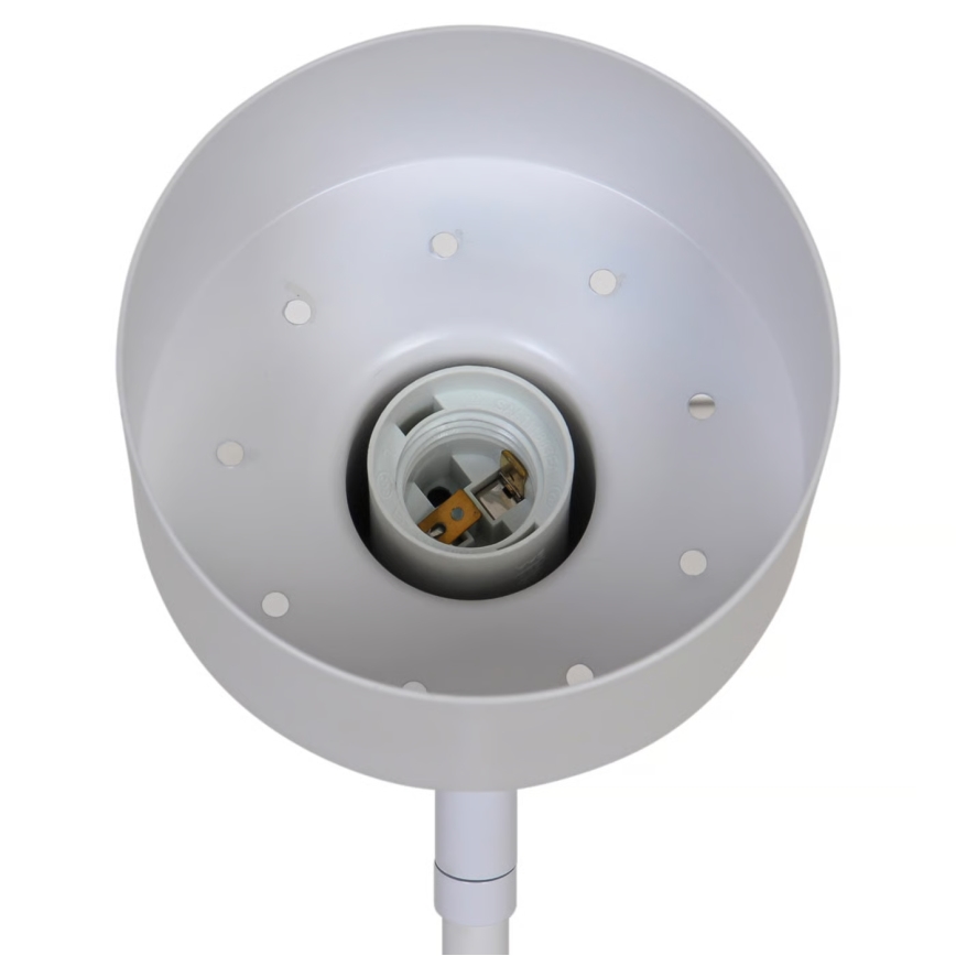 Nordlux - Lampada con morsetto MATIS 1xE27/15W/230V bianco