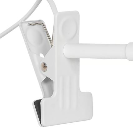 Nordlux - Lampada con morsetto MATIS 1xE27/15W/230V bianco