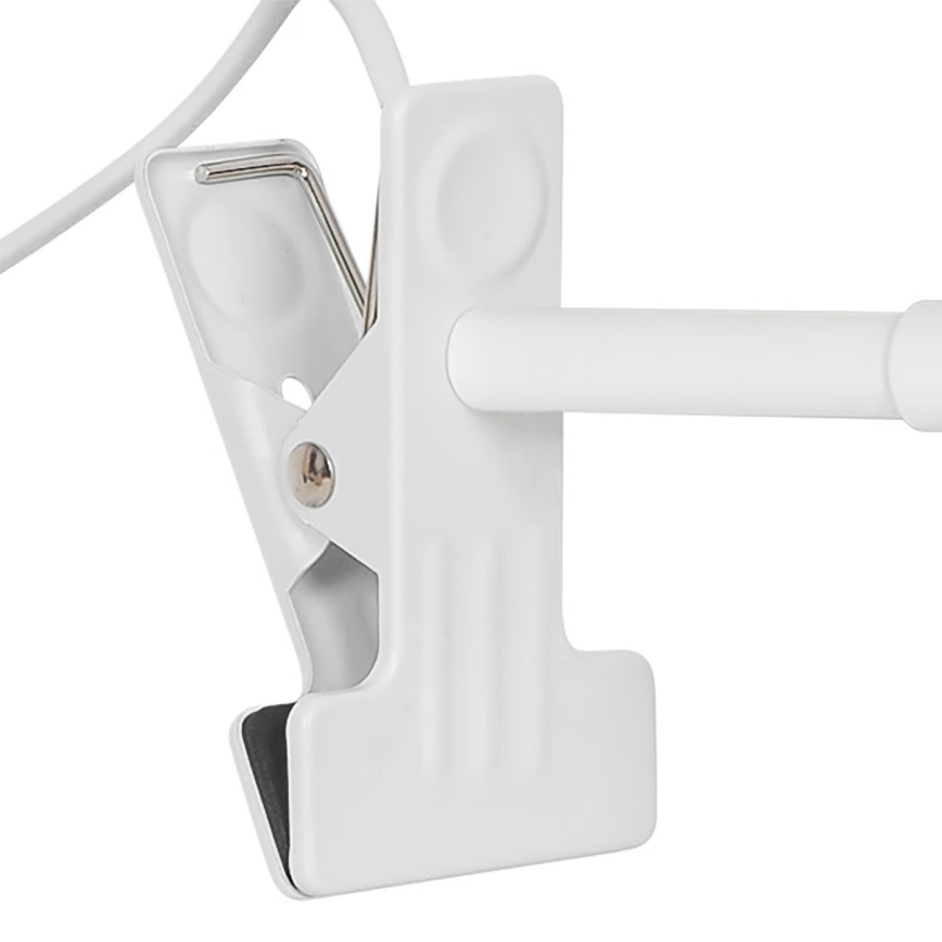Nordlux - Lampada con morsetto MATIS 1xE27/15W/230V bianco