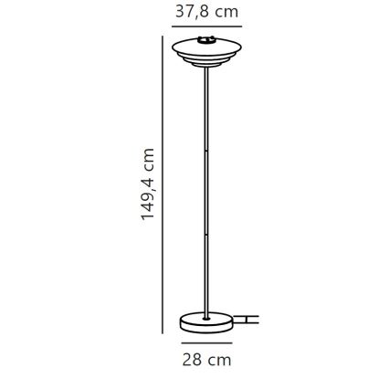 Nordlux - Lampada con piedistallo BRETAGNE 1xG9/25W/230V antracite