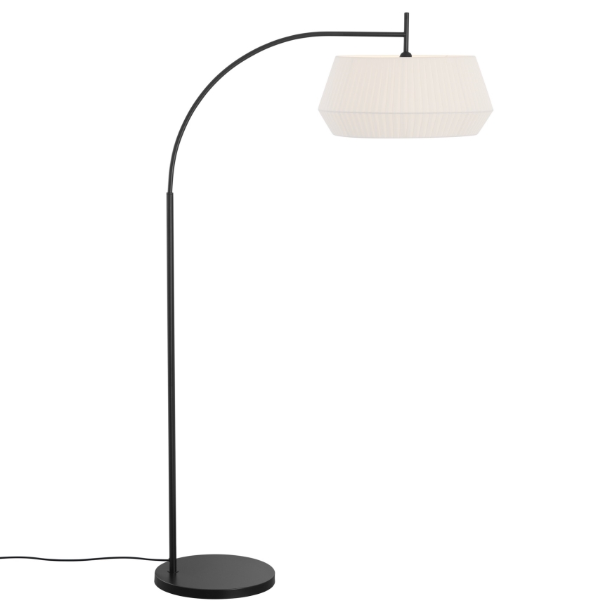 Nordlux - Lampada con piedistallo DICTE 1xE27/60W/230V nero/bianco