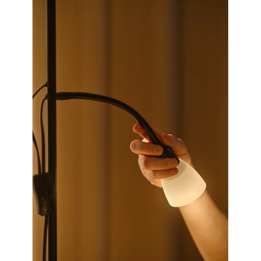 Nordlux - Lampada con piedistallo LAURIA 1xE27/40W/230V + 1xE14/15W
