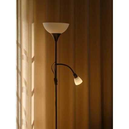 Nordlux - Lampada con piedistallo LAURIA 1xE27/40W/230V + 1xE14/15W