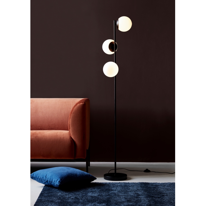 Nordlux - Lampada con piedistallo LILLY 3xE14/25W/230V nero