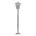 Nordlux - Lampada da esterno BLOKHUS 1xE27/60W/230V IP54, argento, 92 cm