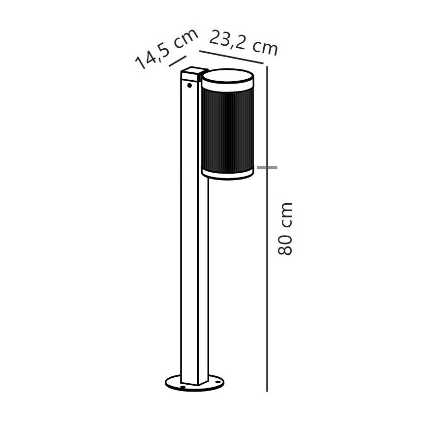 Nordlux - Lampada da esterno COUPAR 1xE27/25W/230V IP54 bianco