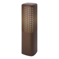 Nordlux - Lampada da esterno SIDARA 1xE27/15W/230V IP44 45 cm marrone