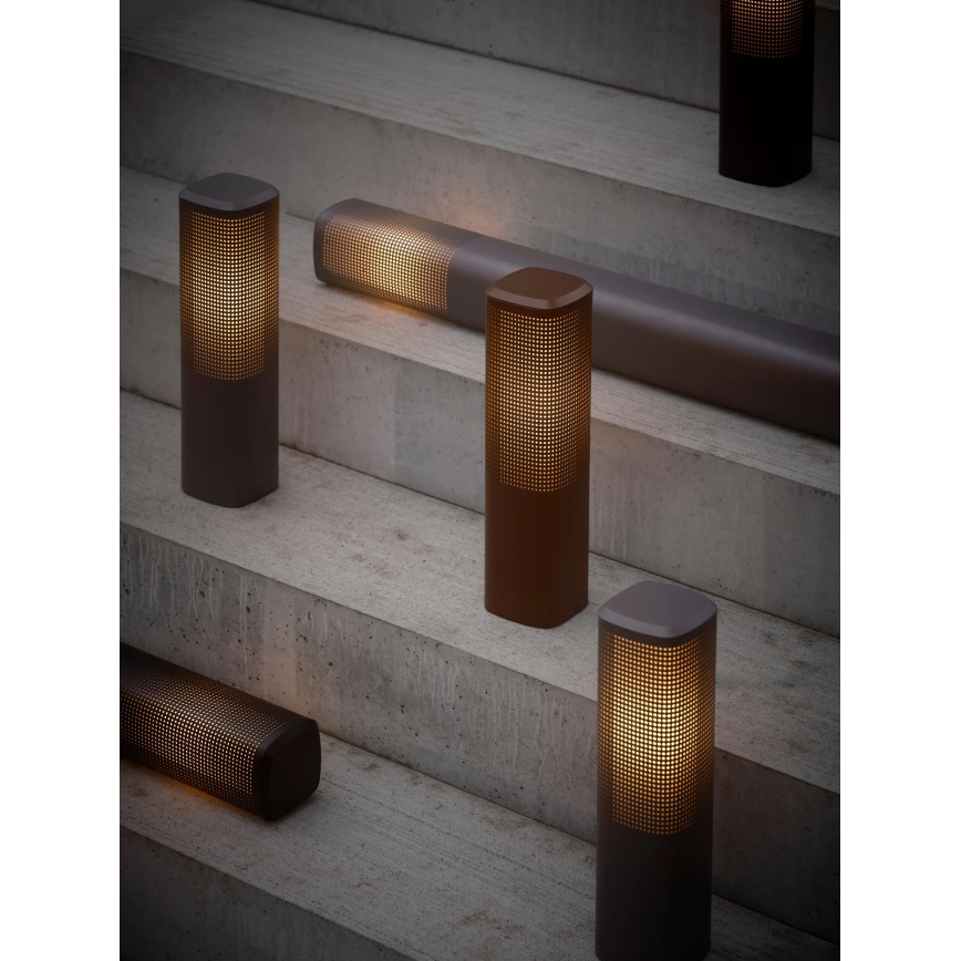 Nordlux - Lampada da esterno SIDARA 1xE27/15W/230V IP44 45 cm marrone