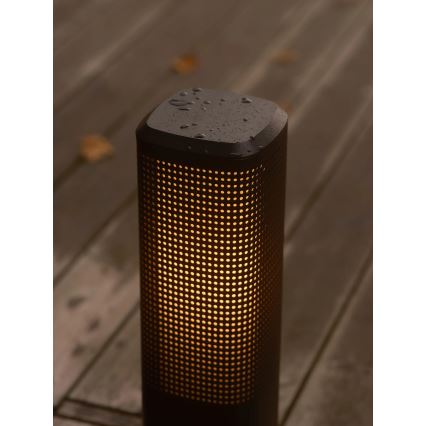 Nordlux - Lampada da esterno SIDARA 1xE27/15W/230V IP44 95 cm nera