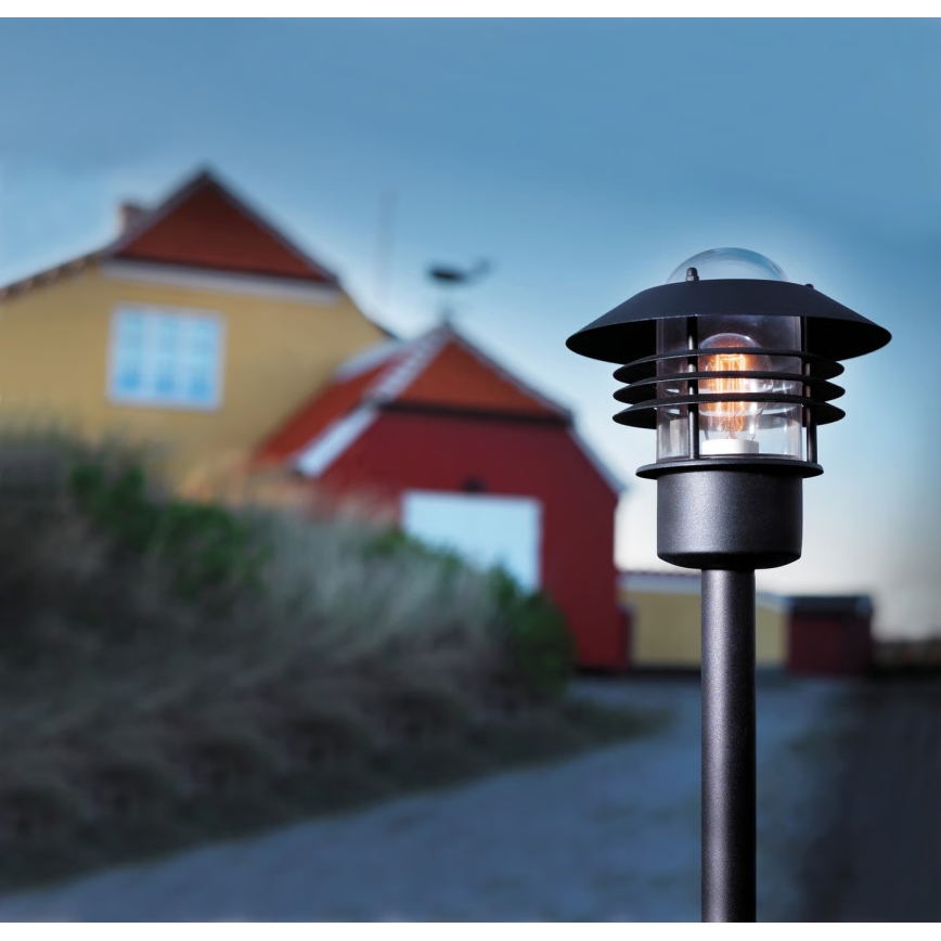 Nordlux - Lampada da esterno VEJERS 1xE27/60W/230V IP54 nera 92 cm