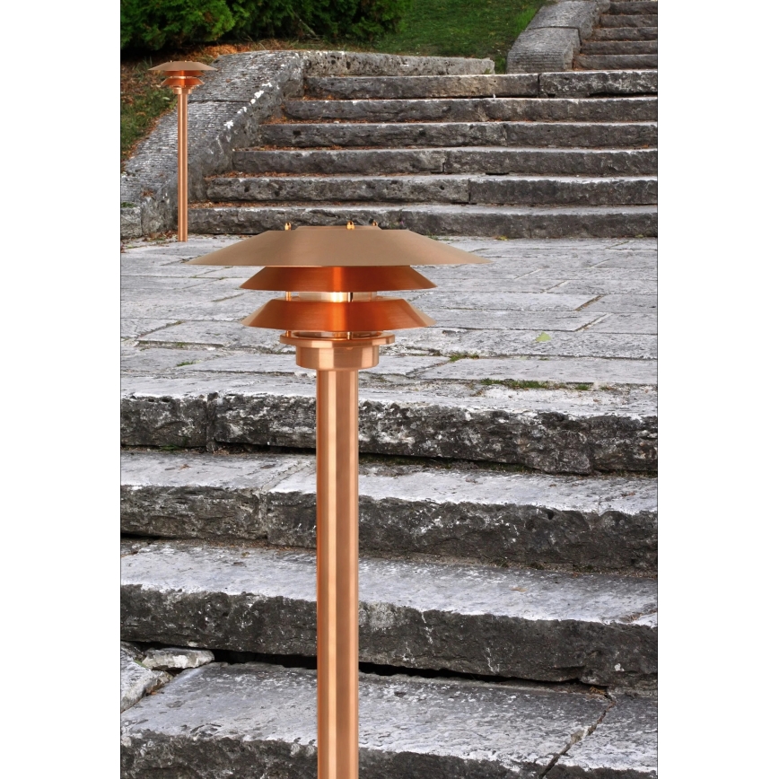 Nordlux - Lampada da esterno VENO 1xE27/60W/230V IP54 in rame