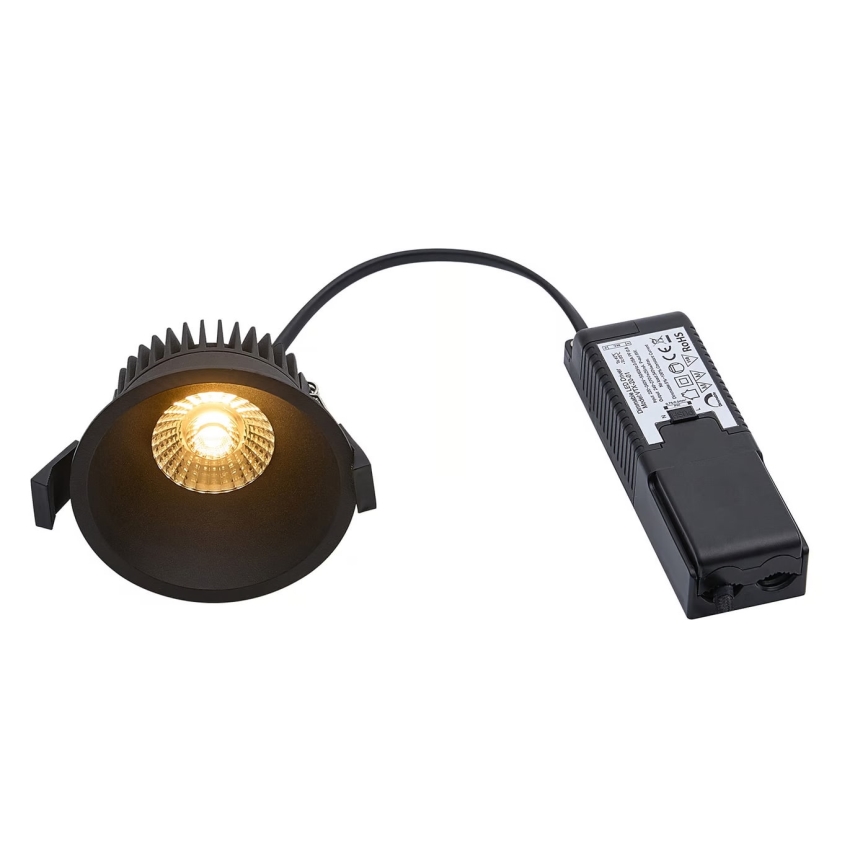 Nordlux - Luce da incasso LED da bagno dimmerabile ALBRIC LED/8W/230V IP44 nero