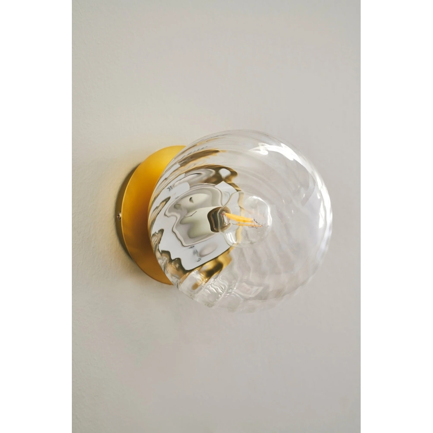 Nordlux - Lampada da parete CHISELL 1xE14/25W/230V ottone