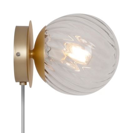 Nordlux - Lampada da parete CHISELL 1xE14/25W/230V ottone