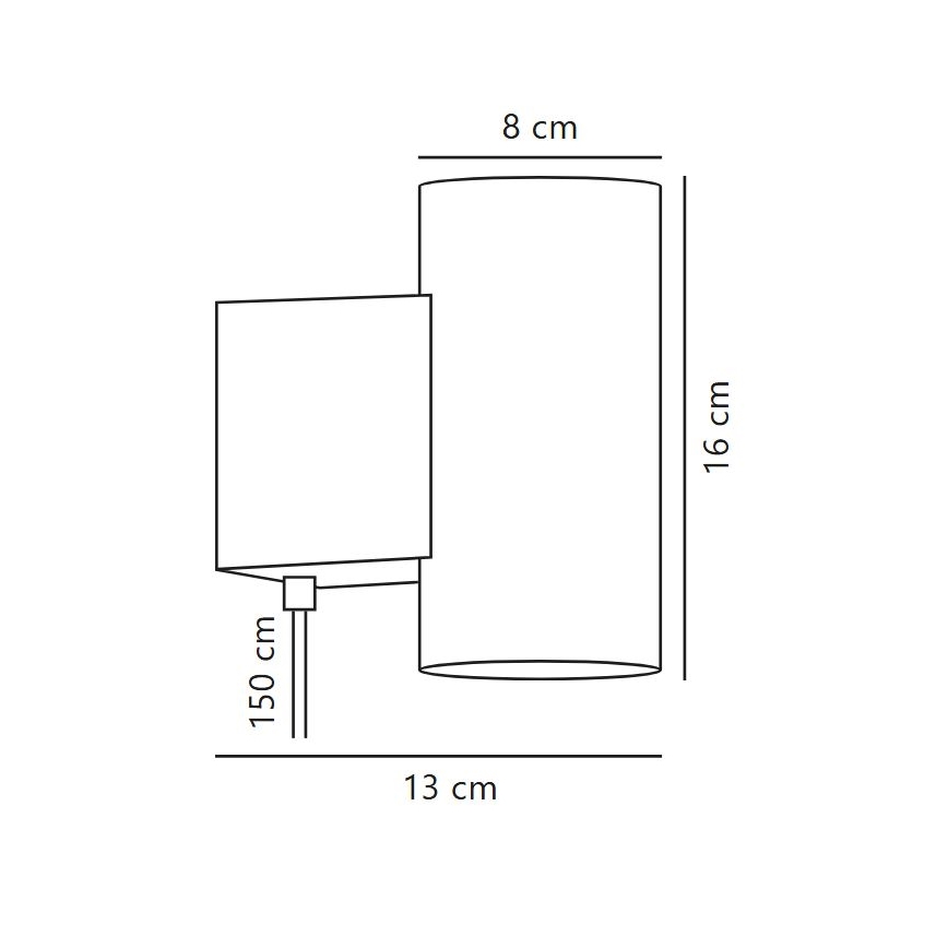Nordlux - Lampada da parete dimmerabile LED MONA LED/10W/230V CRI 90