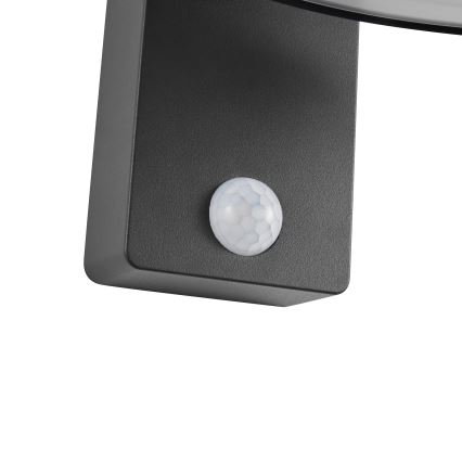 Nordlux - Lampada da parete solare a LED con sensore JUSTINA LED/5W/3,7V IP44 1800 mAh