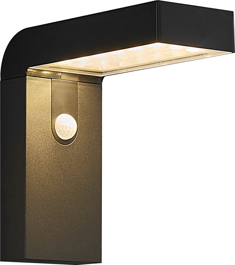 Nordlux - Lampada da parete solare LED con sensore ALYA LED/5W/3,7V IP44 2200 mAh