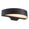 Nordlux - Lampada da parete solare LED con sensore MONAY LED/5W/5V 3000K IP44 2000 mAh nero