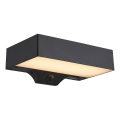 Nordlux - Lampada da parete solare LED con sensore MONAY LED/5W/5V 3000K IP44 2000 mAh nero