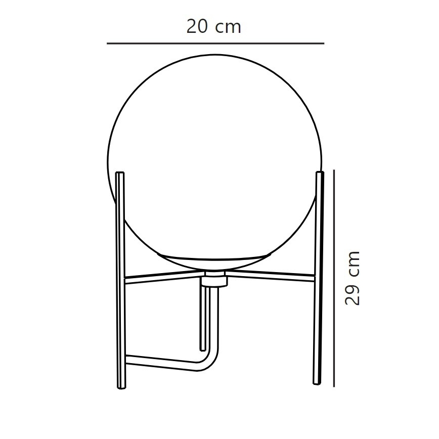 Nordlux - Lampada da tavolo ALTON 1xE14/15W/230V oro