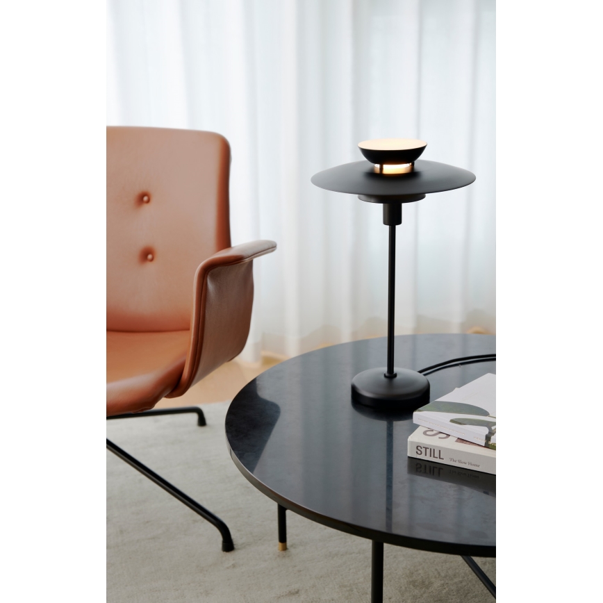 Nordlux - Lampada da tavolo CARMEN 1xE14/25W/230V nero