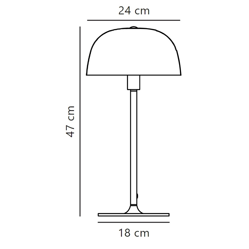 Nordlux - Lampada da tavolo CERA 1xE14/40W/230V oro