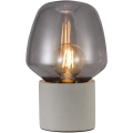 Nordlux - Lampada da tavolo CHRISTINA 1xE27/25W/230V calcestruzzo/nero