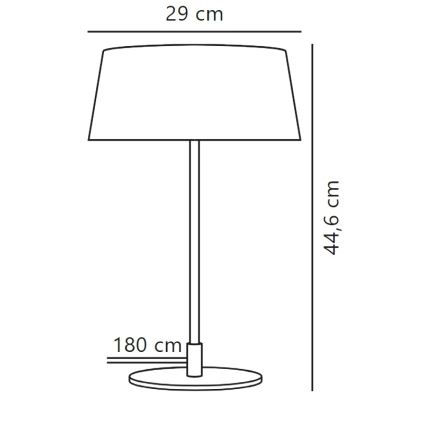 Nordlux - Lampada da tavolo CLASI 3xE14/10W/230V