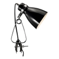 Nordlux - Lampada da tavolo con morsetto CYCLONE 1xE14/15W/230V nero
